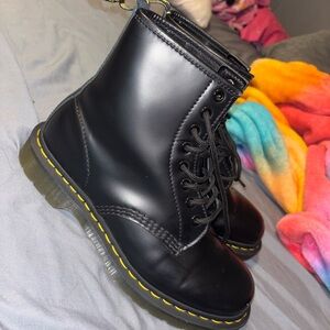 Dr. Martens Black Leather Boots